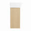 Ensemble de meuble-lavabo pour salle de bain 16 po pour petit espace, petit meuble-lavabo avec lavabo en céramique-120330159