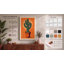Saguaro in Terracotta Botanical 1 Piece Wrapped Canvas Wall Art-1664439872-1664439934