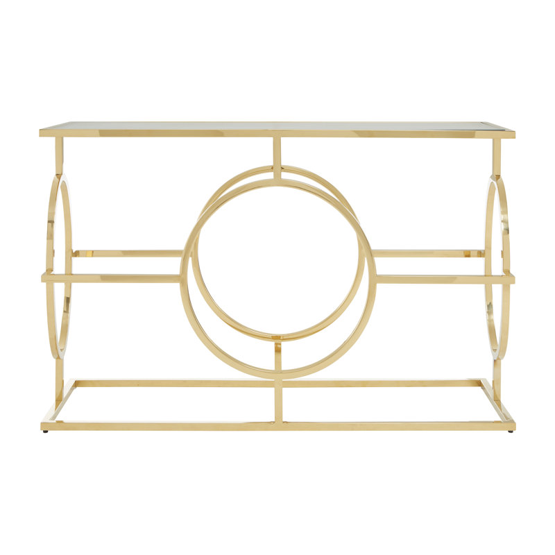 Palmilla 120cm Glass Top Console Table