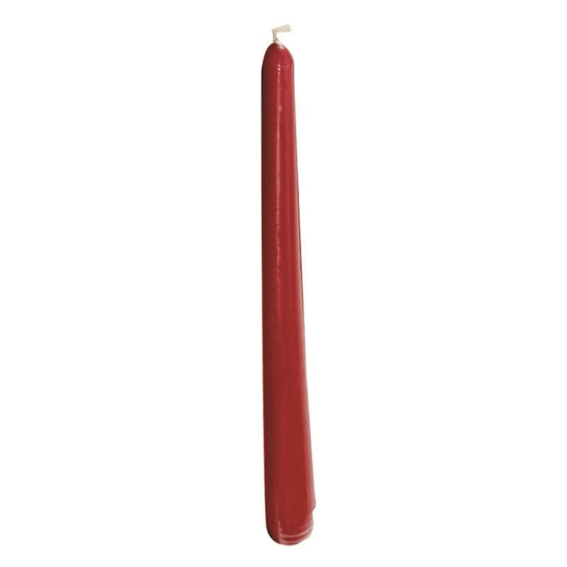 Ensemble de 12 chandelles rouges, Rouge