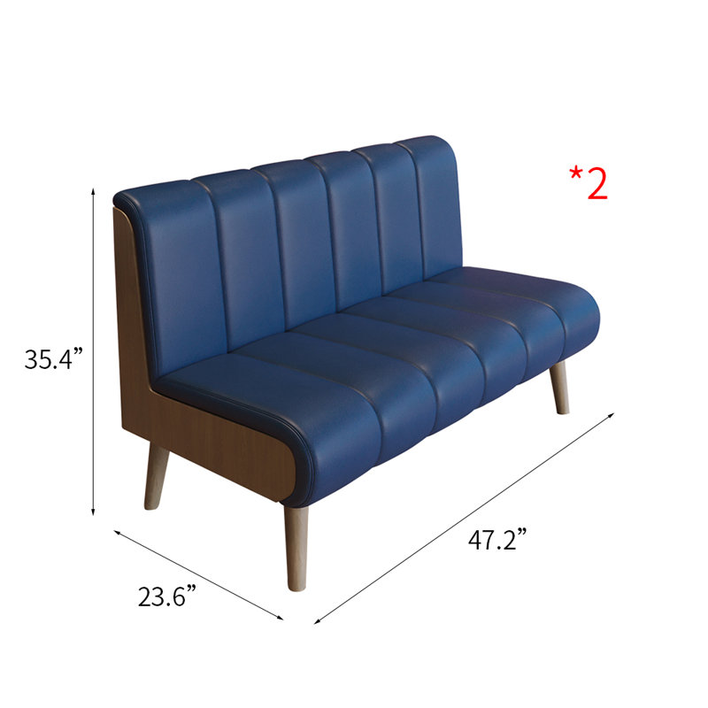 Mayada 47.2'' Faux Leather Loveseat