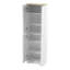White & Oak 4-Door Kitchen Pantry Cabinet