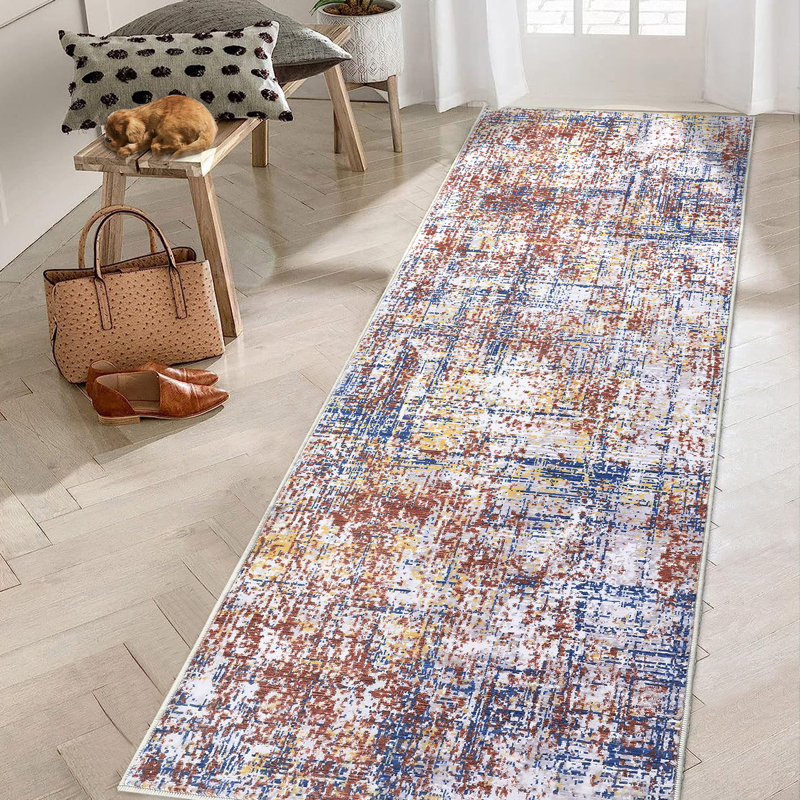 Tapis Mar arrière avec envers antidérapant, Tapis de couloir 2 pi x 6 pi