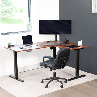 VIVO Electric Corner Standing Desk by Vivo