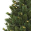 Arbre de Noël artificiel épinette vert de Sibérie avec lumières colorées et transparentes-459195725