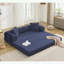 Canapé-lit pliant convertible avec coussin moelleux-442860579