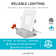 4'' Selectable Color Temperature Dimmable Air-Tight IC Rated LED Canless Recessed Lighting Kit