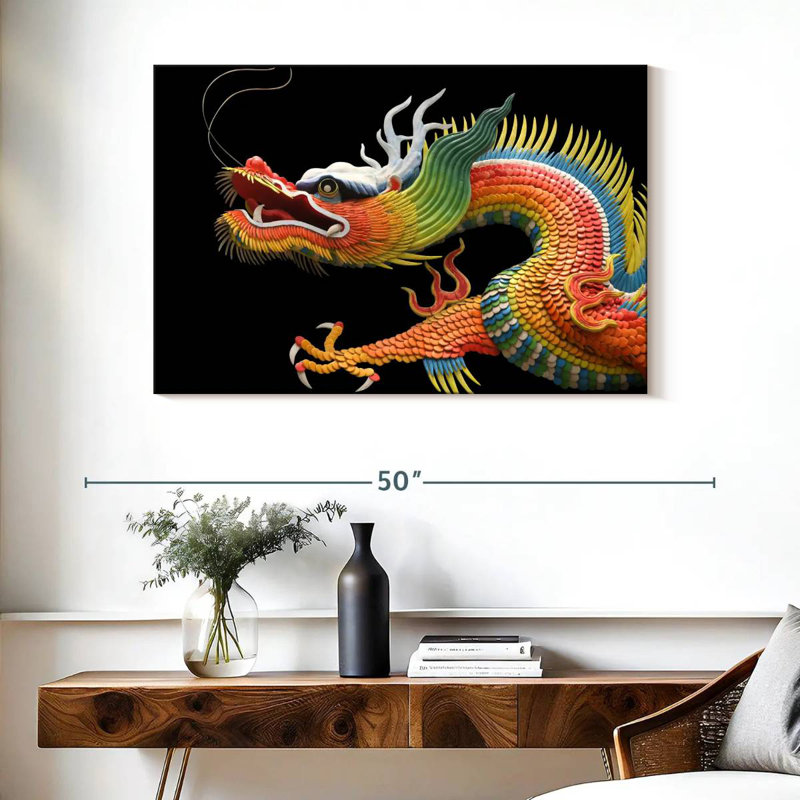 Traditional Dragon, 26" H x 39" W