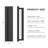 21" Dimmable LED Black Aluminum Outdoor Linear Wall Light-88572637