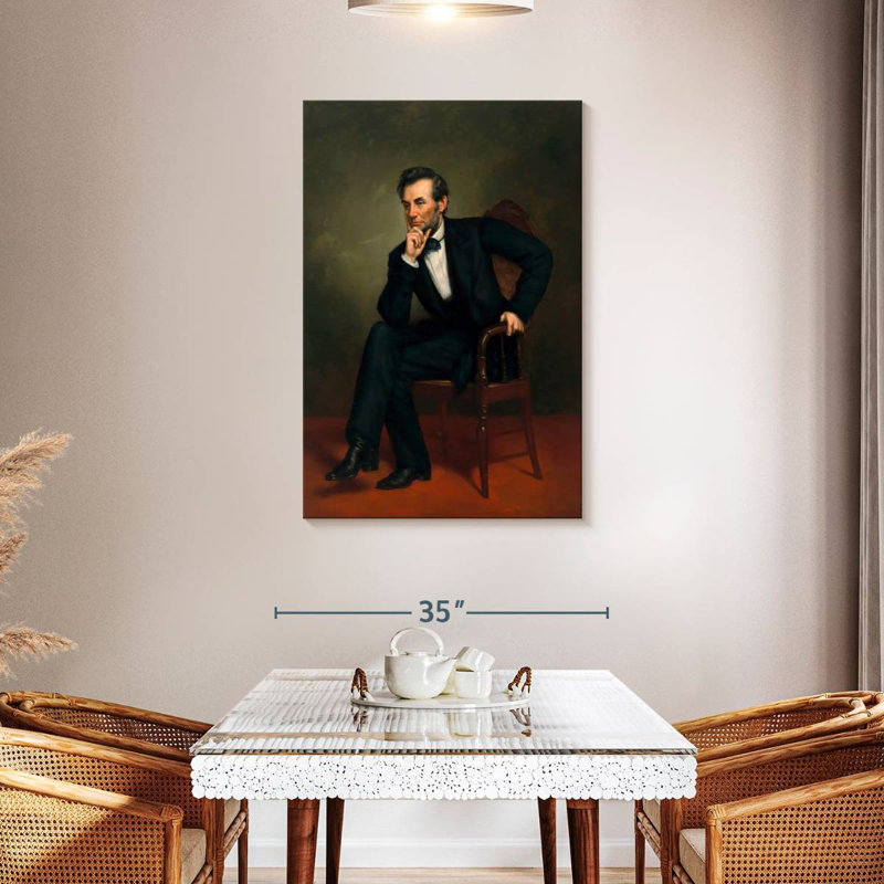 Keiri Abraham Lincoln Portrait, 45" H x 30" W