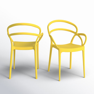 Farrah Stacking Patio Dining Armchair