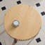 Table basse à tambour moderne avec base en croix robuste pour le salon et la chambre à coucher-129385127