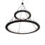 Lustre 48 lumières à deux niveaux de 84 po de largeur 84 po Loxley