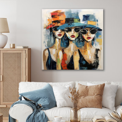 Fashion Woman with Chapeaux I - Print