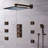 Sierra Light Oil Rubbed Bronze LED Rainfall Shower Elegant Design Modern Functionality
