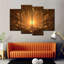 Lotus lotus lotus sur toile 4 pièces-92790330