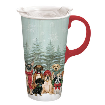 Evergreen Enterprises, Inc 17oz. Ceramic Travel Mug