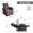 019-160°Recliner Chair For Elderly Seniors-Manual Push Back Reclining Chair With 8-Point Massage & Heating-1041624428