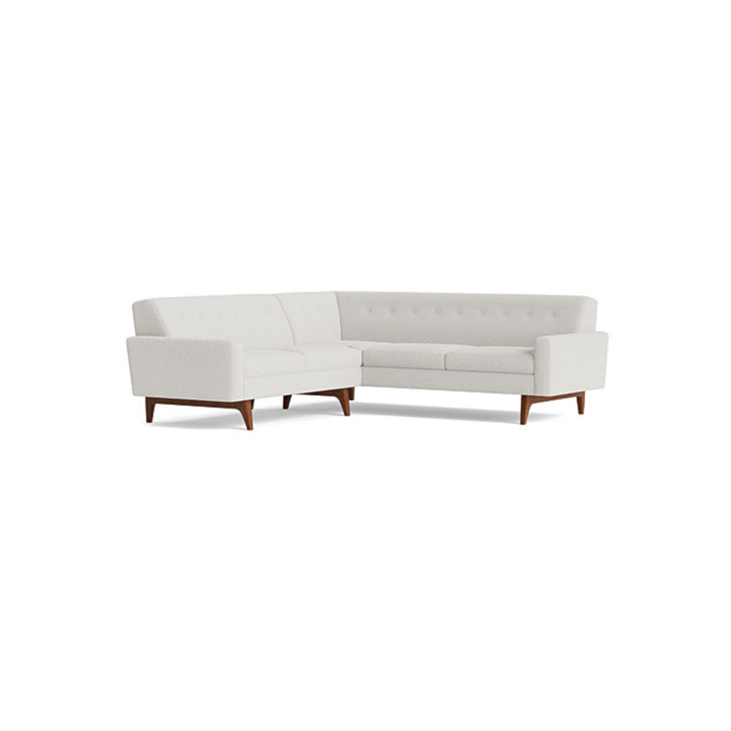Tyler Sectional, Right Hand Facing, Performance Velvet - Ivy