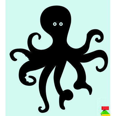 Décalcomanie murale octopus