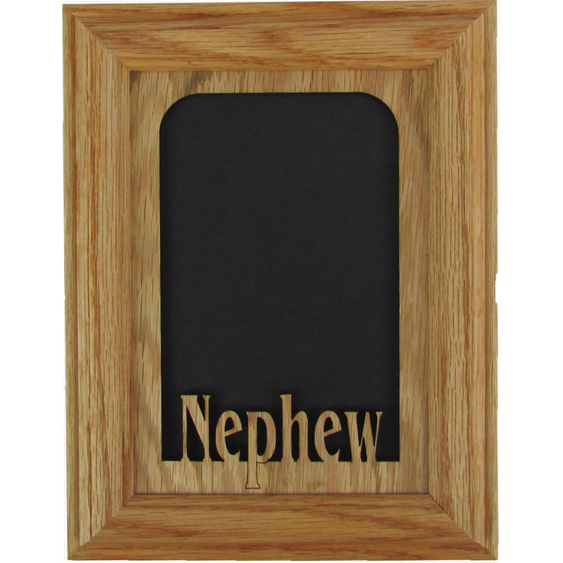 Oak Solid Wood Picture Frame with Mat