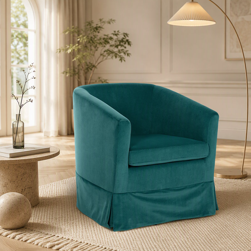 Fauteuil d'appoint pivotant l 27,36 po