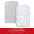 Pack And Play Sheets 2 Pack Mini Crib Sheets Stretchy Playard Fitted Sheet Compatible With Graco Pack N Play Soft And Breathable Material Stars & Bunny
