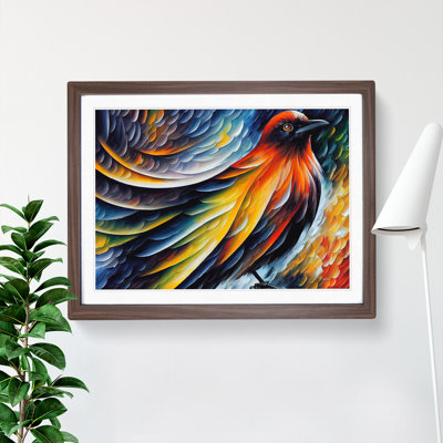 Crow Bird Vol.3 Abstract - Framed Print