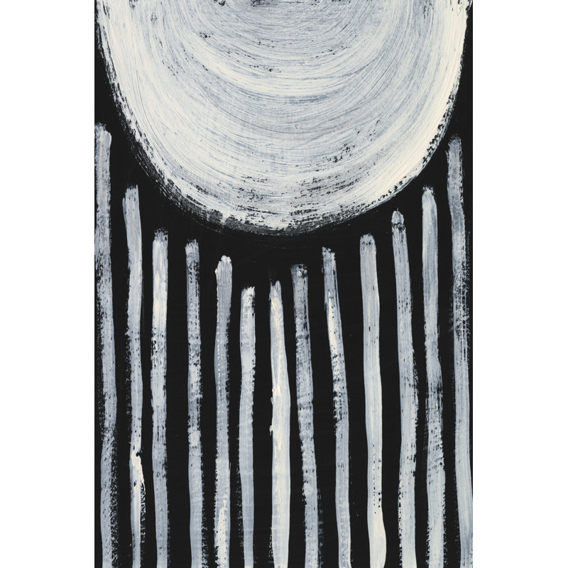 Ivoire et noir II, H 36 po x l 24 po x P 1,25 po