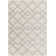 Rectangle  Deangelo Moroccan Machine Woven Area Rug in Light Gray