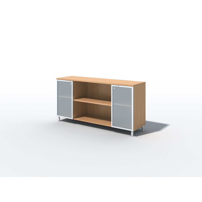 72" Credenza, Castle Oak