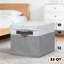 Extra Large Storage Baskets With Lids 4 Pack, 33 QT Stackable Fabric Storage Bins For Organizing Blankets, Clothes, Toys, And Home Decor