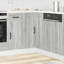 Kitchen Corner Base Cabinet Kalmar High Gloss Engineered Wood-761056104