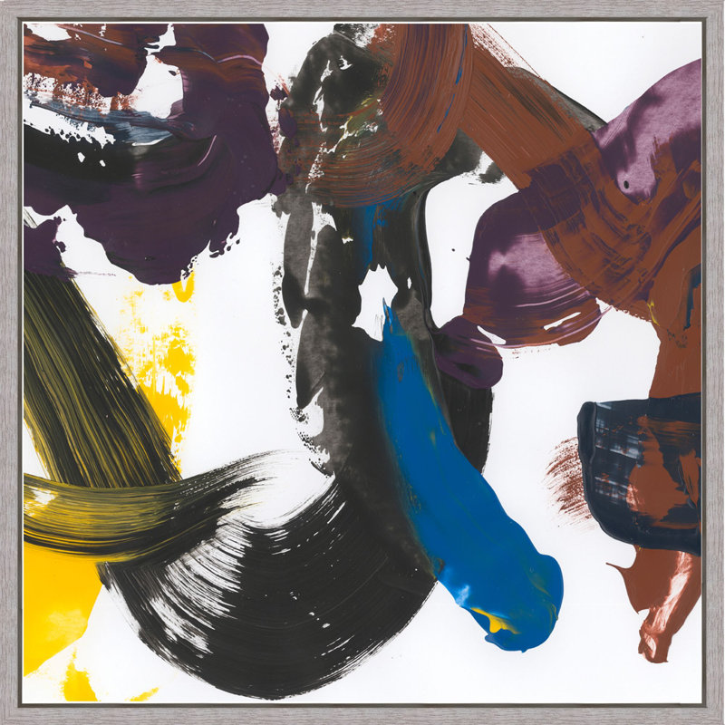 «Colorful Expressions 2» par Thom Filicia, peinture sur toile à cadre flottant