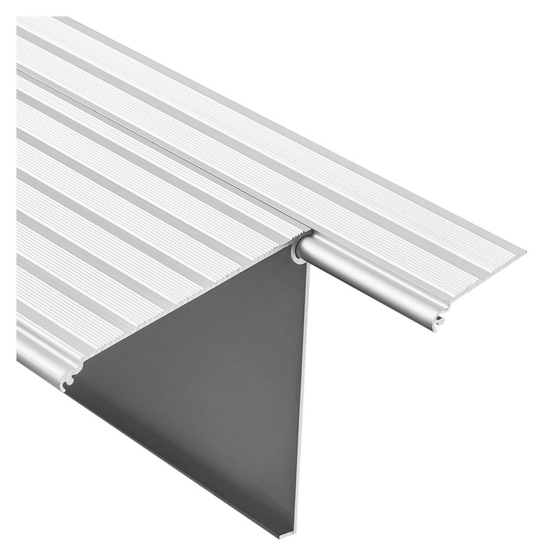 Rampe de seuil de porte en aluminium de 3 pouces pour fauteuil roulant et scooter - Capacité de charge de 800 lb