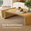 Table basse moderne en bois brun de 41,3 po, table de salon en bois massif-1256931976