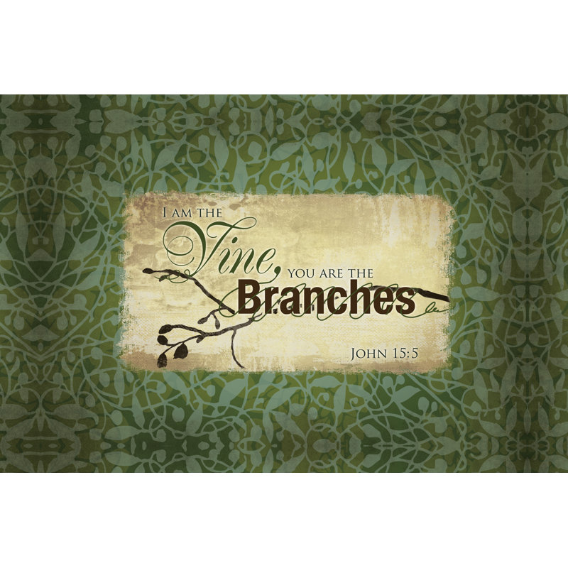 Vine And Branch - Wrapped Canvas Print, 30cm H x 46cm W x 3.8cm D
