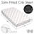 Baseball Patch Satin Fitted Crib Sheet