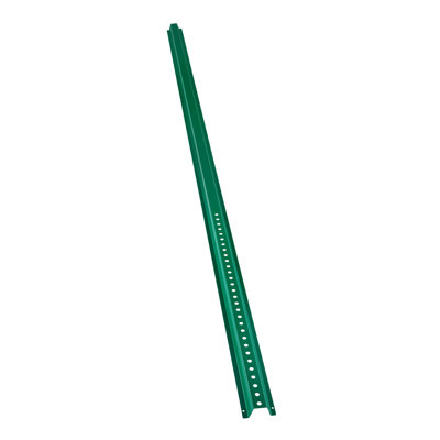 8FT U-Channel Sign Post, 4Pack Green Heavy-Duty Steel Fixed Fence Post, Steel Fence U-Channel Sign for Garden, Courtyard, Farm or Traffic Intersection