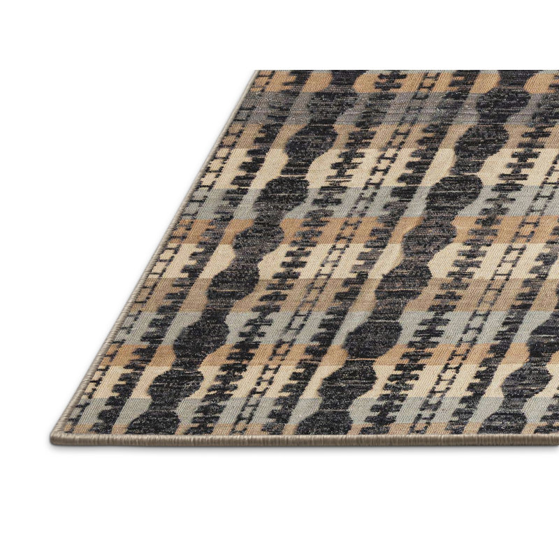 Abstract Indoor Rug, Rectangle 7' x 9'