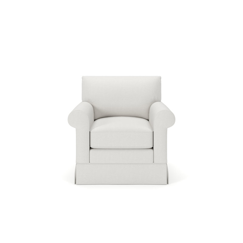 Fauteuil d'appoint rembourré Friedman, Beige Macarena