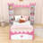 Castle Shaped Twin Size Wooden Bed with Bookcase-208065298