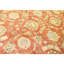 Hand Knotted Wool Area Rug in Rust And Ivory