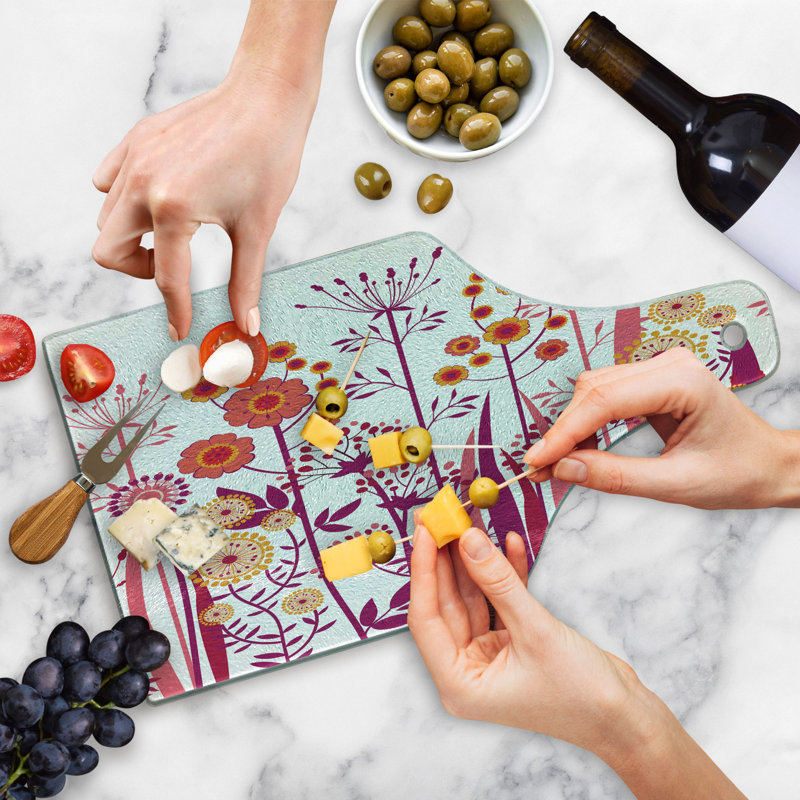 Planche à découper en verre trempé Ambesonne