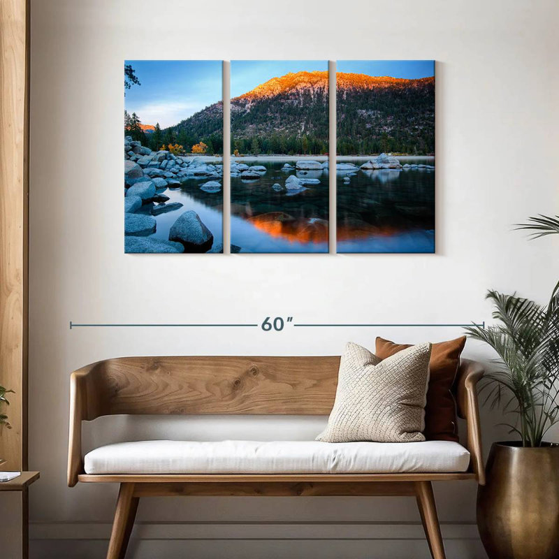 Alvord Rocky Lake Tahoe, H 28 po x l 45 po