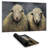 Wool sheeps - 14.00"x24.25" Desk mat