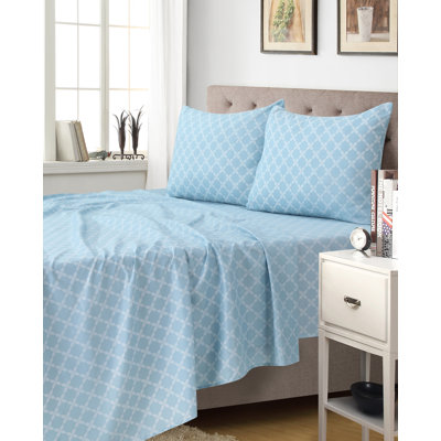 Aarya 4-pc Sheet Set Slate multi QN