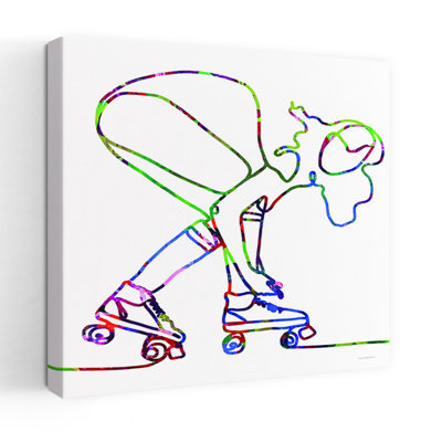 Tie My Skate Abstract Contemporary Art