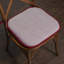 Coussin de chaise en mousse à mémoire de forme sans dossier avec attaches 16 po x 16 po Cameron-1538763872-1538763873