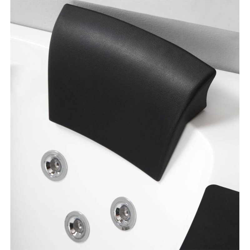 59'' x 39.4'' Whirlpool Bathtub with Faucet, Left